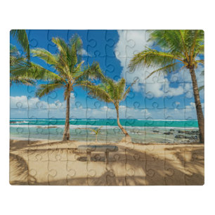 Tropical Beaches   Kuau Cove Beach, Maui Hawaii Jigsaw Puzzle