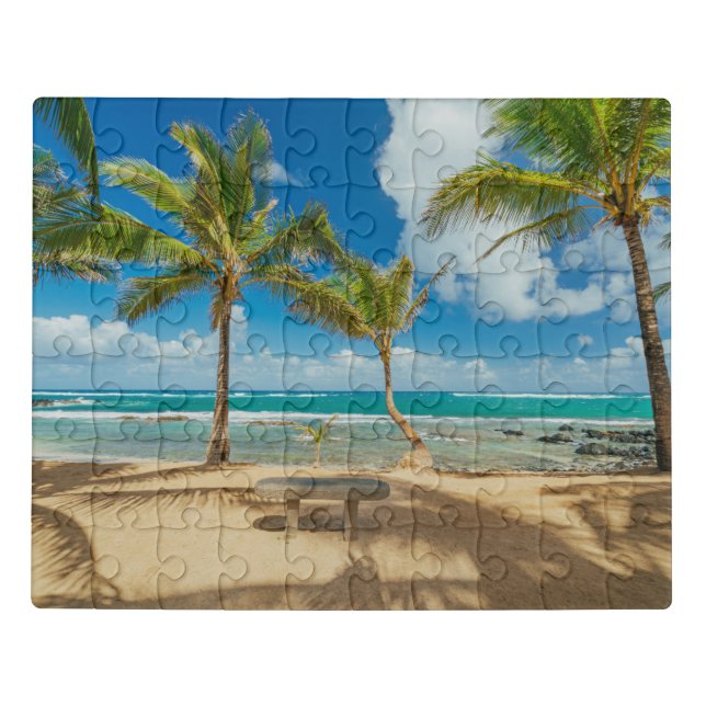 Tropical Beaches | Kuau Cove Beach, Maui Hawaii Jigsaw Puzzle (Puzzle Horizontal)