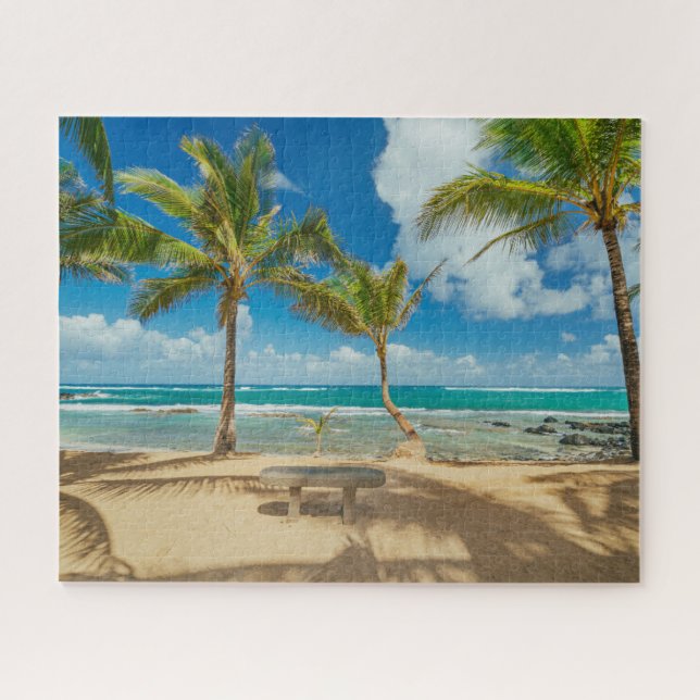 Tropical Beaches | Kuau Cove Beach, Maui Hawaii Jigsaw Puzzle (Horizontal)