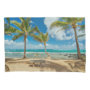 Tropical Beaches   Kuau Cove Beach, Maui Hawaii Pillow Case