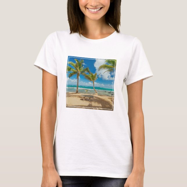 Tropical Beaches | Kuau Cove Beach, Maui Hawaii T-Shirt (Front)