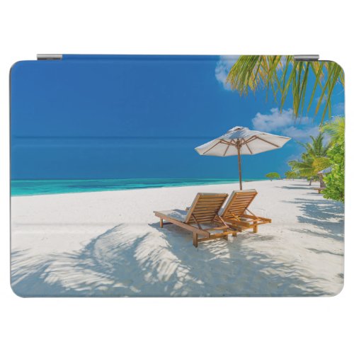 Tropical Beaches  Lounge Chairs Beach Bora Bora iPad Air Cover