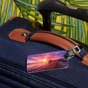 Tropical Beaches    Maldives Sunset Luggage Tag