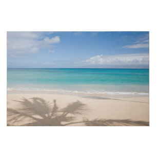 Tropical Beaches   Maui, Hawaii Faux Canvas Print
