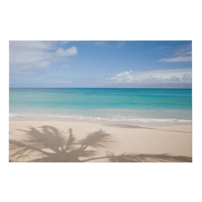Tropical Beaches | Maui, Hawaii Faux Canvas Print (Front)
