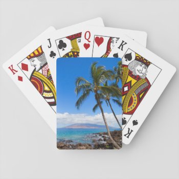 Tropical Beaches | Maui Hawaii Island Playing Cards by intothewild at Zazzle