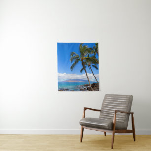 Tropical Beaches Maui Hawaii Island Tapestry