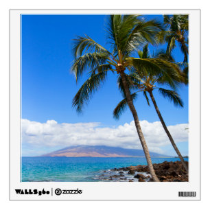 Tropical Beaches Maui Hawaii Island Wall Decal