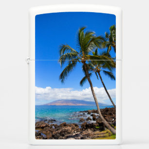 Tropical Beaches Maui Hawaii Island Zippo Lighter