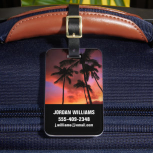 Tropical Beaches Maui Hawaii Islands Luggage Tag