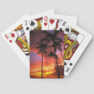 Tropical Beaches   Maui Hawaii Islands Poker Cards