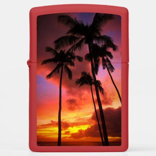 Tropical Beaches  Maui Hawaii Islands Zippo Lighter