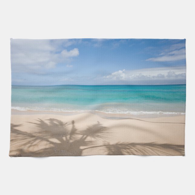 Tropical Beaches | Maui, Hawaii Kitchen Towel (Horizontal)
