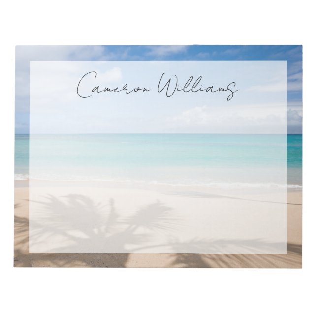Tropical Beaches | Maui, Hawaii Notepad (Front)