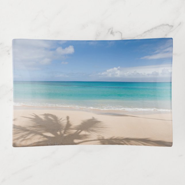 Tropical Beaches | Maui, Hawaii Trinket Tray (Front)