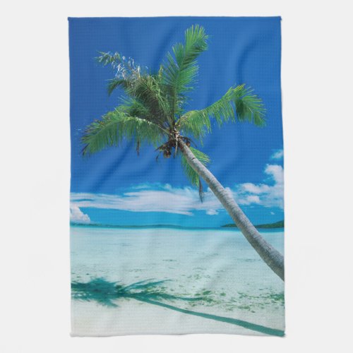 Tropical Beaches  Motu Tofari Beach Bora Bora Kitchen Towel