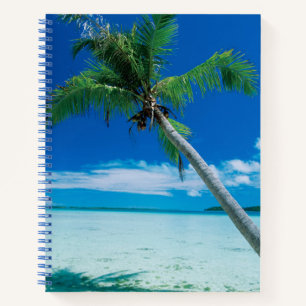 Tropical Beaches   Motu Tofari Beach, Bora Bora Notebook