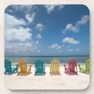 Tropical Beaches Palm Beach, Aruba Beverage Coaster