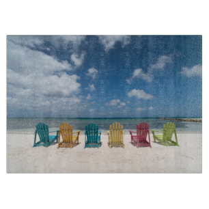 Tropical Beaches   Palm Beach, Aruba Cutting Board