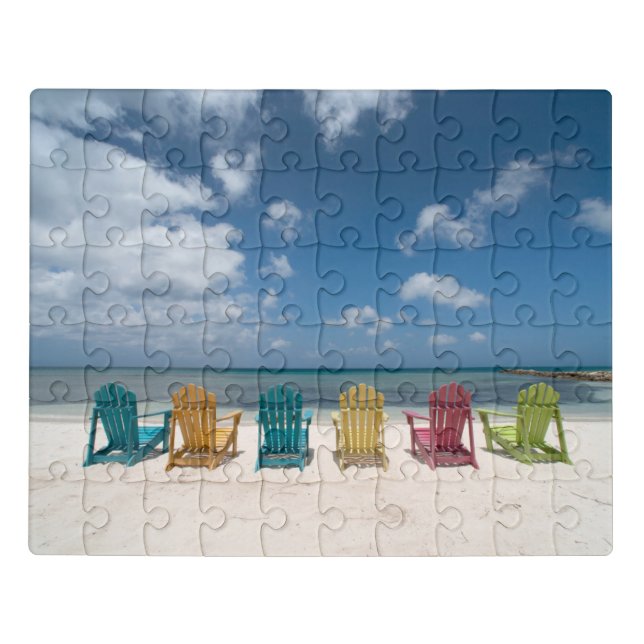 Tropical Beaches | Palm Beach, Aruba Jigsaw Puzzle (Puzzle Horizontal)