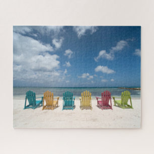 Tropical Beaches Palm Beach, Aruba Jigsaw Puzzle