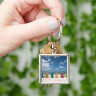 Tropical Beaches Palm Beach, Aruba Keychain