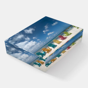 Tropical Beaches Palm Beach, Aruba Paperweight