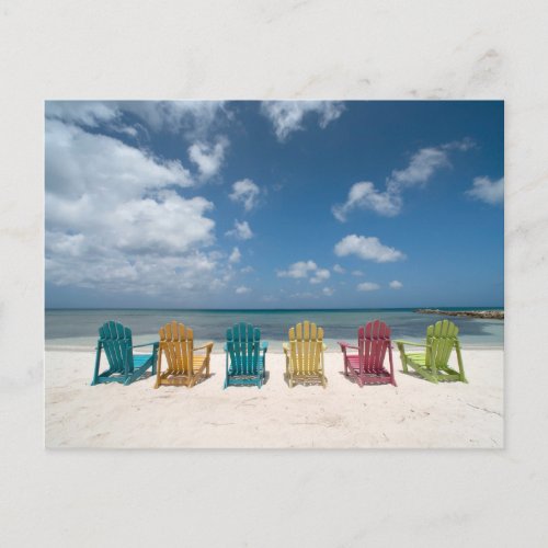 Tropical Beaches  Palm Beach Aruba Postcard