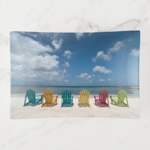 Tropical Beaches Palm Beach, Aruba Trinket Tray