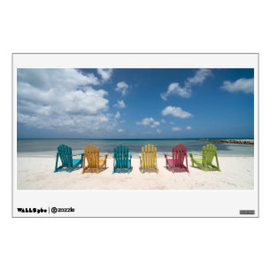 Tropical Beaches Palm Beach, Aruba Wall Decal