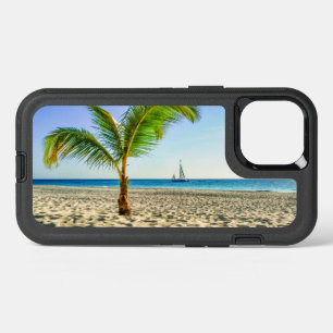 Tropical Beaches Sailboat, Palm Tree, Aruba iPhone 13 Case