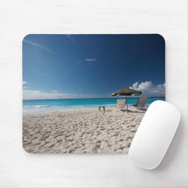 Tropical Beaches | Sandy Beach, Anguilla Mouse Pad (With Mouse)