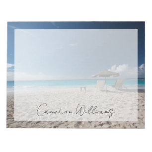 Tropical Beaches Sandy Beach, Anguilla Notepad
