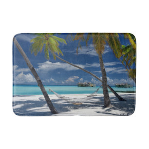 Tropical Beaches Sandy Beach, Maldives Bath Mat