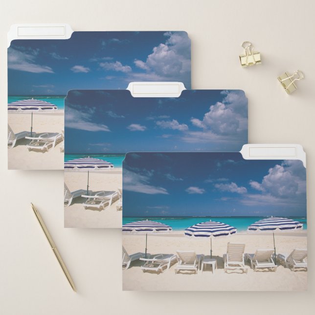 Tropical Beaches | Tropical Beach Anguilla File Folder (Set)