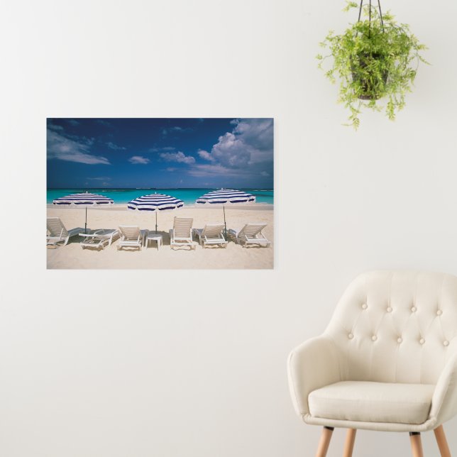Tropical Beaches | Tropical Beach Anguilla Foam Board (In Situ (Wall))