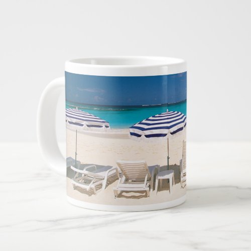Tropical Beaches  Tropical Beach Anguilla Giant Coffee Mug