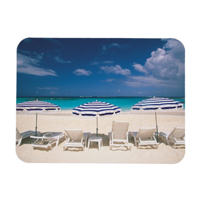 Tropical Beaches | Tropical Beach Anguilla Magnet (Horizontal)