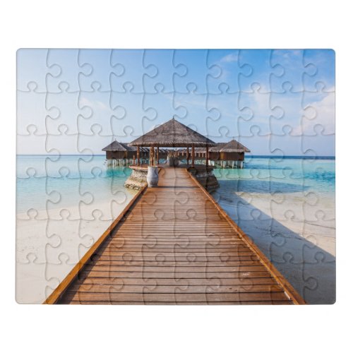Tropical Beaches  Tropical Island Maldives Jigsaw Puzzle