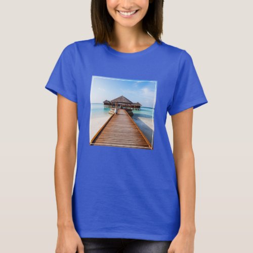 Tropical Beaches  Tropical Island Maldives T_Shirt