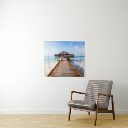 Tropical Beaches  Tropical Island Maldives Tapestry