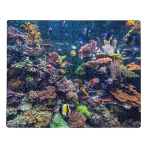 Tropical Beaches   Underwater Coral Reef Jigsaw Puzzle