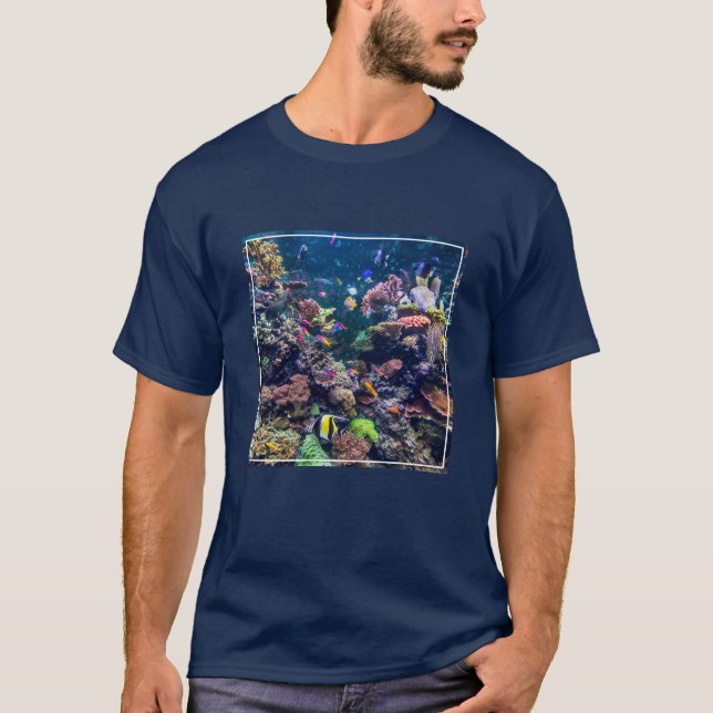 Tropical Beaches | Underwater Coral Reef T-Shirt (Front)