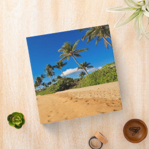 Tropical Beaches Wailea, Maui, Hawaii 3 Ring Binder