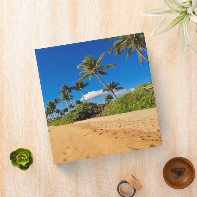 Tropical Beaches | Wailea, Maui, Hawaii 3 Ring Binder (In Situ)