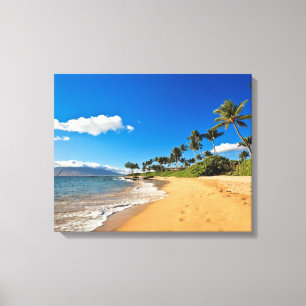 Tropical Beaches   Wailea, Maui, Hawaii Canvas Print