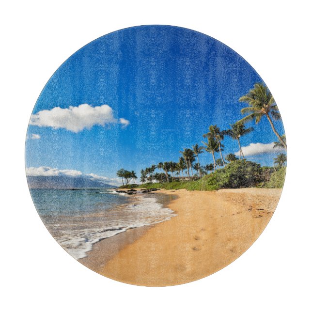 Tropical Beaches | Wailea, Maui, Hawaii Cutting Board (Front)