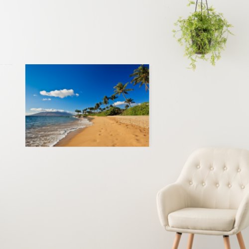 Tropical Beaches  Wailea Maui Hawaii Foam Board