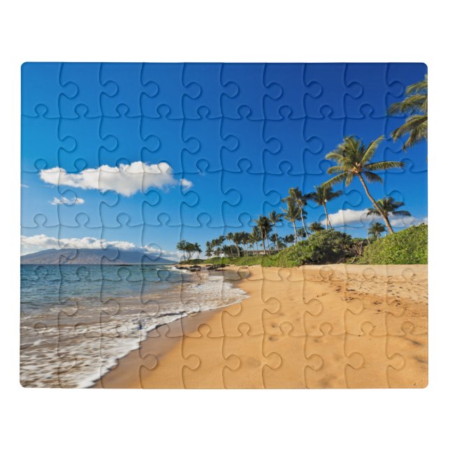 Tropical Beaches | Wailea, Maui, Hawaii Jigsaw Puzzle (Puzzle Horizontal)