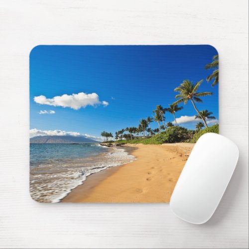 Tropical Beaches  Wailea Maui Hawaii Mouse Pad